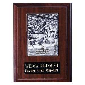 Wilma Rudolph, Olympic Gold Medalist, 4.5 x 6.5 Plaque  