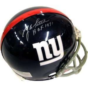  Y.A. Tittle signed New York Giants Full Size Replica 