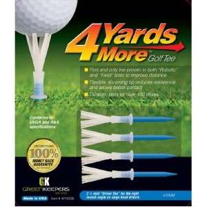 YARDS MORE GOLF TEES YOU CHOOSE LENGTH 3PK 12 TEES  