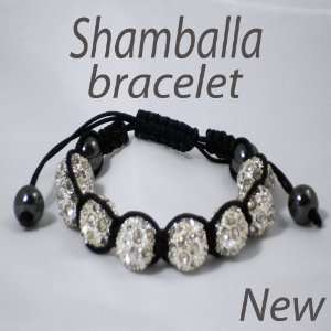   Shamballa Bracelet Cristal 8 Disco Ball Arts, Crafts & Sewing