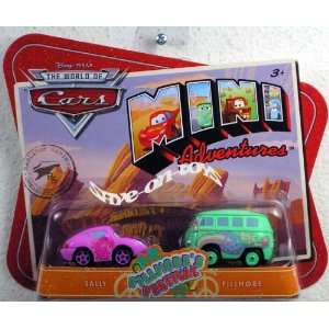  Disney / Pixar CARS Movie Toy Mini Adventures 2 Pack Sally 