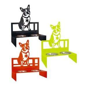  boston terrier dog feeder