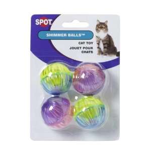  Ethical 4 Shimmer Balls Cat Toys