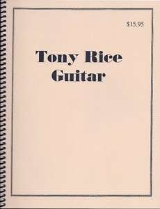 TONY RICE GUITAR BOOK Learn Solos Dawg Era Notation/TAB  