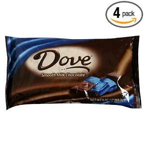 Dove Smooth Milk Chocolate, 9.5 Ounce Bag (Pack of 4)  