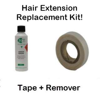 Tape Hair Extension Adhesive Remover & Replacement Tape  