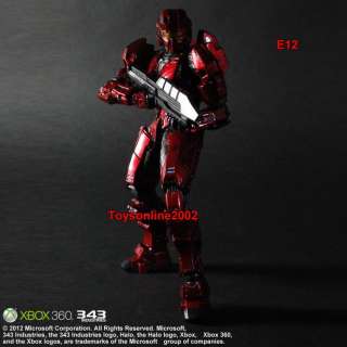 Square Enix Play Arts KAI Halo Reach Combat Evolved Spartan Mark V Red 