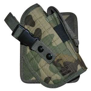    Woodland Camouflage MOLLE Cross Draw Holster