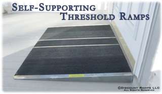   FREESTANDING THRESHOLD WHEELCHAIR SCOOTER RAMP (CL SSTH2436 2)  