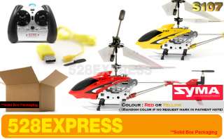 GYRO SYMA S107 RC HELICOPTER 3CH TOY NEW (WELL PACKED)  