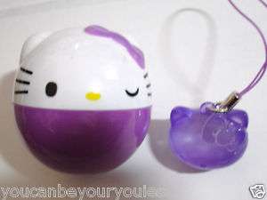 Hello Kitty Sanrio Trinket Plastic Charm NEW PURPLE  