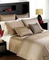 HOTEL COLLECTION Ombre Champagne Brown Silk Pillow NWT  