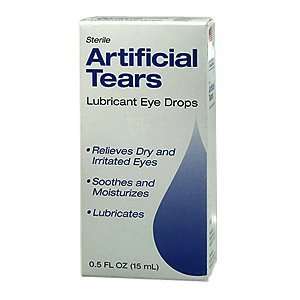    STERILE Artificial Tears Lubricant Eye Drops 0.5/15ml Beauty