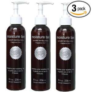  Tan Professional Sunless Tanner 8oz 3 PACK    Voted #1 Self Tanner 