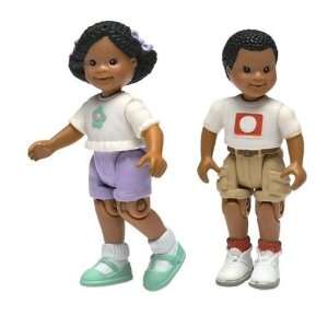   Loving Family Brother & Sister African American Dolls 