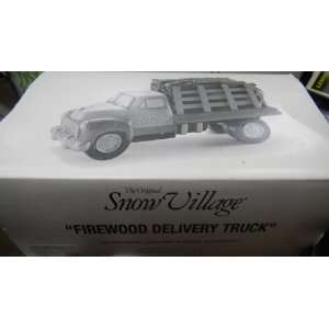  The Original Snow Village Firewood Delivery Truck by 