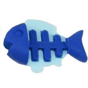  Blue Fish Eraser Toys & Games