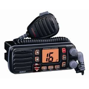   STD GX1255SAA1S Waterproof VHF Marine Radio (Black) GPS & Navigation