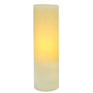  4x12 Flameless Pillar Candle   Ivory Case Pack 12 