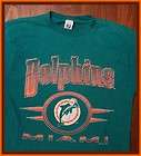 Rare Vintage Miami Dolphins NFL Football T Shirt L  