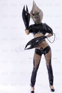 Latex/Rubber 0.45mm Inflatable Scorpion Catsuit Outfits  