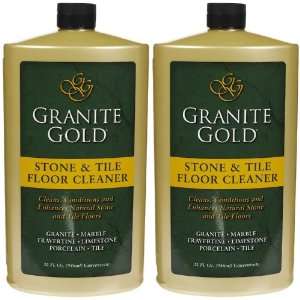   Gold Stone & Tile Floor Cleaner, 32 oz 2 pack