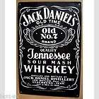 JACK DANIELS Tennessee Whiskey Old Tin Metal Wall Sign 12x18