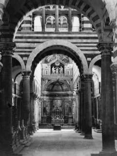1900 photo Pisa. Interior of cathedral Pisa. Italy  