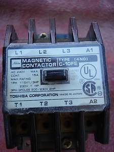   Magnetic Contactor C 10FE C10FE 4NO 4 pole 3ph Relay 208 480 240 coils