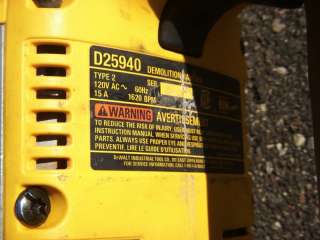 Dewalt D25940K Heavy Duty Electric Jackhammer Breaker  