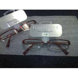 Special Two for One Foster Grant Shiloh Reading Glasses 1.25 Strength 