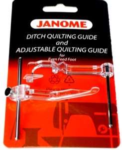 Janome Sewing Machine Ditch Quilt Guide for Even Feet 732212146725 
