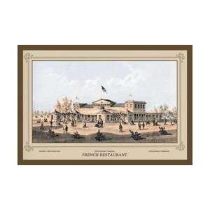   1876   French Restaurant 12x18 Giclee on canvas