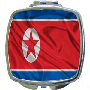  Rikki KnightTM North Korea Flag image Compact Mirror Cool 
