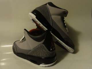 Nike Air Jordan 3 Stealth Grey Sneakers Kids GS Sz 7  