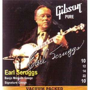  Gibson Banjo Earl Scruggs NPS Wound 4th, .010   .022, SBG 