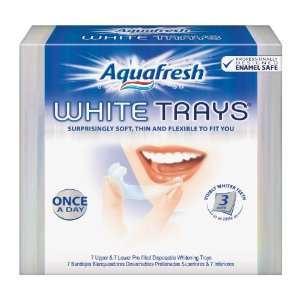  Aquafresh White Trays 14ct 