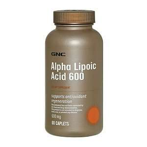  GNC Alpha Lipoic Acid 600 Mg , 60 Capsules Health 