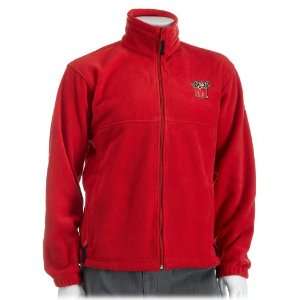 Columbia Mens Collegiate Flanker Sweater,Intense Red  Maryland,Medium