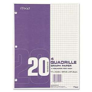  New Mead 19010   Quadrille Graph Paper, Quadrille (4 sq/in 