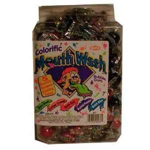 Colorific Mouthwash Bubble Gum (240 Count)  Grocery 