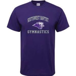   Baptist Bearcats Purple Gymnastics Arch T Shirt