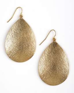 Gold Teardrop Earrings  