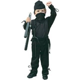 Toddler Black Ninja Costume (Size2 4T)