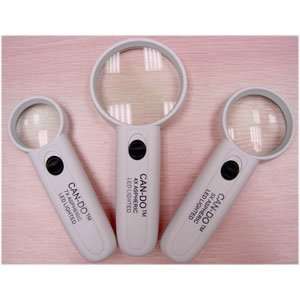  Set of 3 Hand Held Illuminated Magnifiers