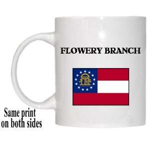  US State Flag   FLOWERY BRANCH, Georgia (GA) Mug 