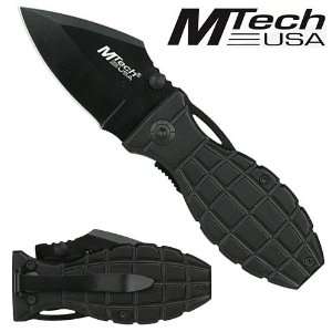  M Tech Folding Black Grenade Knife