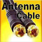 10M 30FT F Type RG6 TV video Antenna Coaxial Cable GOLD