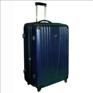 Heys USA D236 NVY 4WD 30 Inch Hardside Spinner   Navy Suitcase  