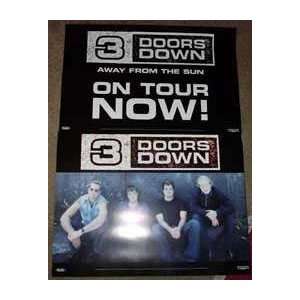  Down   Away From The Sun   Two Sided Poster   24 Inches By 18 Inches 